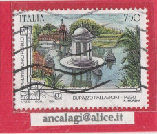 USATI ITALIA 1995 - Ref.0725A "GIARDINI STORICI D'ITALIA" 1 Val. - - 1991-00: Usados