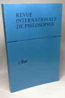 Revue Internationale De Philosophie - L'état - 1991/4 N°179 - Psychologie/Philosophie