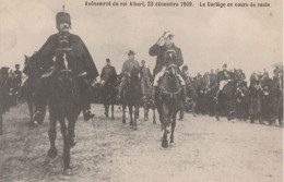 Avènement Du Roi Albert  -  Le Cortège En Cours De Route - Königshäuser