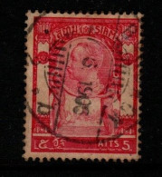 Thailand Cat 98 1905 King Rama V 4th Series 5 Atts Red,used - Thailand