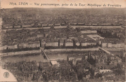 FRANCE - Lyon - Vue Panoramique De La Ville Prise De La Tour Métallique De Fourvière - Carte Postale Ancienne - Otros & Sin Clasificación