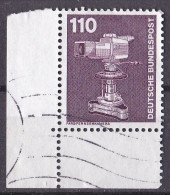 (1134) BRD 1982 Industrie & Technik (III) ECKRAND O/used (A5-7) - Usados