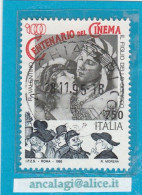 USATI ITALIA 1995 - Ref.0728 "CENTENARIO DEL CINEMA" 1 Val. - - 1991-00: Gebraucht