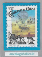 USATI ITALIA 1995 - Ref.0728A "CENTENARIO DEL CINEMA" 1 Val. - - 1991-00: Used