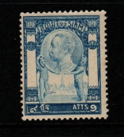 Thailand Cat 106 1905 King Rama V 4th Series 9 Atts Blue ,mint Never Hinged - Thailand