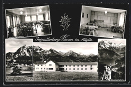 AK Füssen / Allgäu, Jugendherberge, Schloss Neuschwanstein  - Fuessen