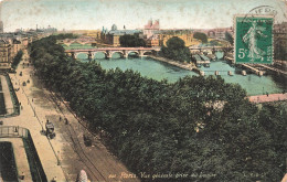 FRANCE - Paris  - Vue Générale De La Ville Prise Du Louvre - Colorisé - Carte Postale Ancienne - Panoramic Views