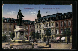AK Wilhelmshaven, Bismarckplatz Mit Denkmal  - Wilhelmshaven
