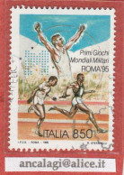 USATI ITALIA 1995 - Ref.0730 "GIOCHI MILITARI A ROMA" 1 Val. - - 1991-00: Usati