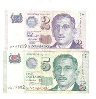 Singapore 2+5 Dollars - Sonstige – Asien