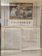 Belgique - Calendrier Du Facteur Belge - 1928 - Tarif Des Correspondances - Tamaño Grande : 1921-40