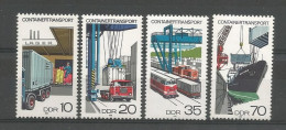 DDR 1978 Container Transport Y.T. 1995/1998 ** - Neufs