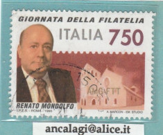 USATI ITALIA 1995 - Ref.0732 "GIORNATA DELLA FILATELIA" 1 Val. - - 1991-00: Afgestempeld
