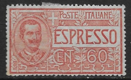 Italia Italy 1922 Regno Floreale Espresso C60 Sa N.E7 Nuovo MH * - Poste Exprèsse