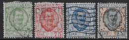 Italia Italy 1926 Regno Floreale Effigie Sa N.200-203 Completa US - Usati