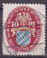 # (376) Deutsches Reich 1925 Nothilfe: Landeswappen (I) O/used (A5-7) - Usati