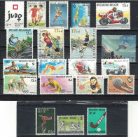 - 50 %  SOUS FACIALE /  LOT  SPORTS  ** / MNH  275 FB  à - 50 % =  137FB =   3,40 Euro - Collezioni