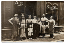 Devanture Magasin De Confection Pour Hommes Et Femmes. Carte Photo Animée Non Située - Magasins