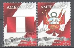 Perou - Peru 2010 Yvert 1881-82, América UPAEP, National Symbols - MNH - Pérou