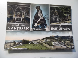 Cartolina Viaggiata "Saluti Da SANTUARIO DI MONTESENARIO" Vedutine 1957 - Firenze (Florence)