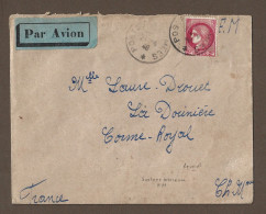 !!! LEVANT, LETTRE PAR AVION OBLITÉRATION POSTE AUX ARMÉES DE 1940 - Covers & Documents