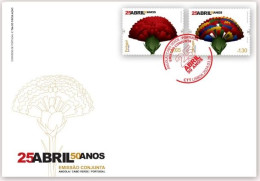 Portugal & FDC 50th Anniversary Of The 25th Of April, Joint Issue Cape Verde 1974-2024 (8788888) - Emissioni Congiunte