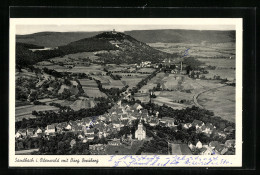 AK Sandbach I. Odenwald, Teilansicht Mit Burg Breuberg  - Odenwald