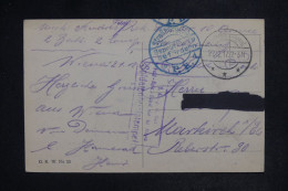 ALSACE LORRAINE - Cachet De Censure De Strasbourg Sur Carte Postale En Feldpost En 1917 - L 151920 - Storia Postale