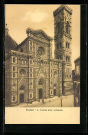 Cartolina Firenze, La Facciata Della Cattedrale  - Firenze (Florence)
