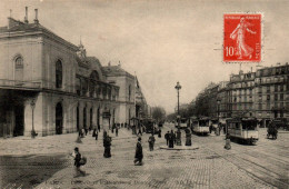 N°27 W -cpa Paris -gare Et Boulevard Montparnasse- - Metropolitana, Stazioni