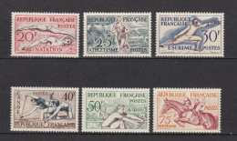 Serie Set France 1953 N° 960 à 965 * Neuf Avec Légère Trace De Charnière Jeux Olympiques Helsinski - Nuovi