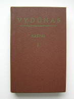 Lithuanian Book / Raštai (I Tomas) By Vydūnas 1990 - Culture