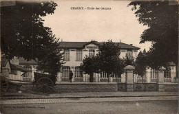 N°35 W -cpa Chagny -école Des Garçons- - Chagny