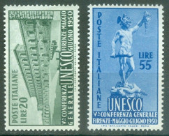 Italie  Yv 556/557 Ou Sass 618/619  * * SUP - 1946-60: Nuovi