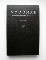 Lithuanian Book / Raštai (IV Tomas) By Vydūnas 1994 - Kultur