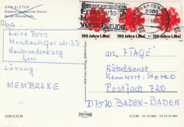 DDR - 1990, Michel 3323, Tag Der Arbeit, Portogerechte Mehrfachfrankatur 3.7.1990 - Lettres & Documents