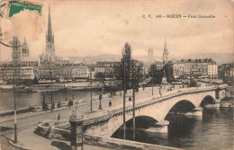 FRANCE - Rouen - Vue Sur Lz Pont Corneille - Animé - Carte Postale Ancienne - Rouen