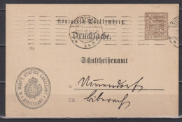 Württemberg Behörden-GZS F.Statistisches Landesamt MiNo. DPB 51 Bedarf Stuttgart 3.DEZ.15 - Postal  Stationery