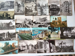 France.Lot Of 20 Various Chateau Postcards.#15 - Colecciones Y Lotes