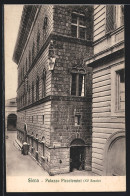 Cartolina Siena, Palazzo Piccolomini  - Siena