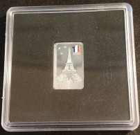 FRANCE - LINGOT EN ARGENT 999‰ - Paris - La Tour Eiffel - Série Les Lingots Du Patrimoine - 2018 - Autres & Non Classés
