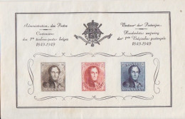 Feuillet Souvenir Du Centenaire Du Timbre Avec 10c, 20c Et 40c De 1849-50, Neuf - Herdenkingsdocumenten