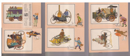 Lot 6 Chromos "tintin" Avec Bandelette - Altri & Non Classificati