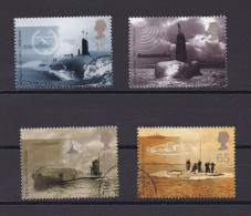 GRANDE-BRETAGNE 2001 TIMBRE N°2244/47 OBLITERE SOUS-MARINS - Used Stamps