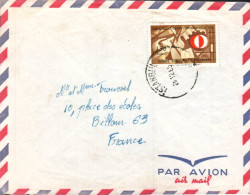 TURQUIE SEUL SUR LETTRE POUR LA FRANCE 1966 - Lettres & Documents