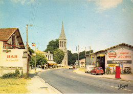 St Jean D'illac * Le Centre Du Village Et L'église * Bar Et Garage Automobiles - Autres & Non Classés