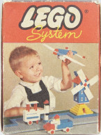 LEGO - 218-3 System 2 X 4 Bricks - Original Lego 1961 - Vintage - Kataloge