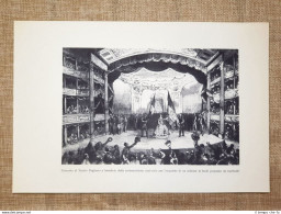 Firenze 1860 Teatro Pagliano Oggi Verdi Concerto Pro Milione Fucili Garibaldi - Altri & Non Classificati