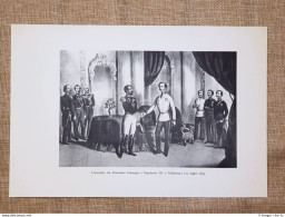 Villafranca 11 Luglio 1859 L'incontro Tra Francesco Giuseppe E Napoleone III - Other & Unclassified