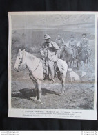 Presidente USA Theodore Roosevelt + Togo E Rojestvensky, Sasebo Stampa Del 1905 - Sonstige & Ohne Zuordnung